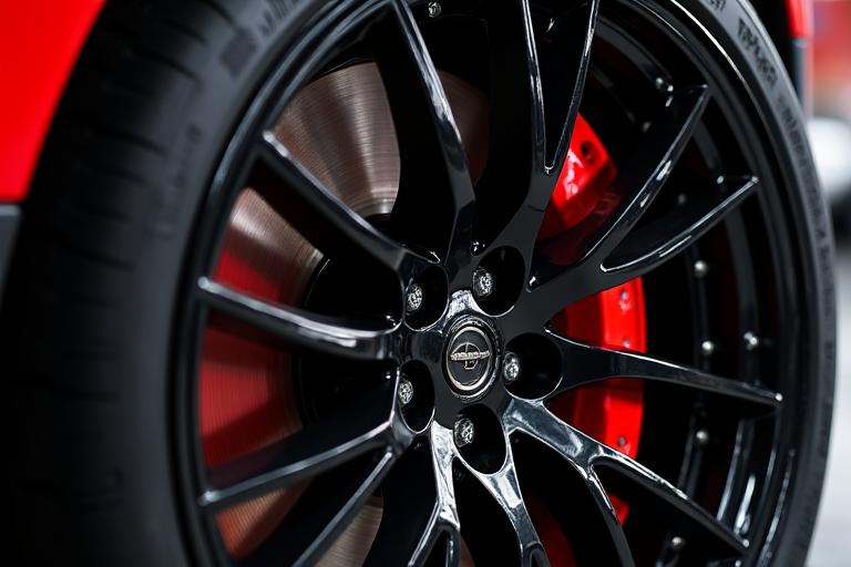 セラミックコーティングされたスポーツカーのホイール